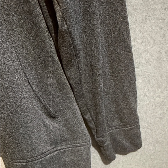 Adidas Charcoal Hoodie with Red Emblem - Picture 4 of 6